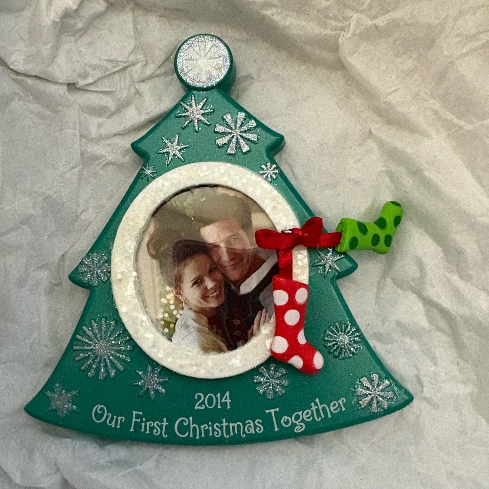 Hallmark Keepsake Teal Christmas Tree Ornament 2014